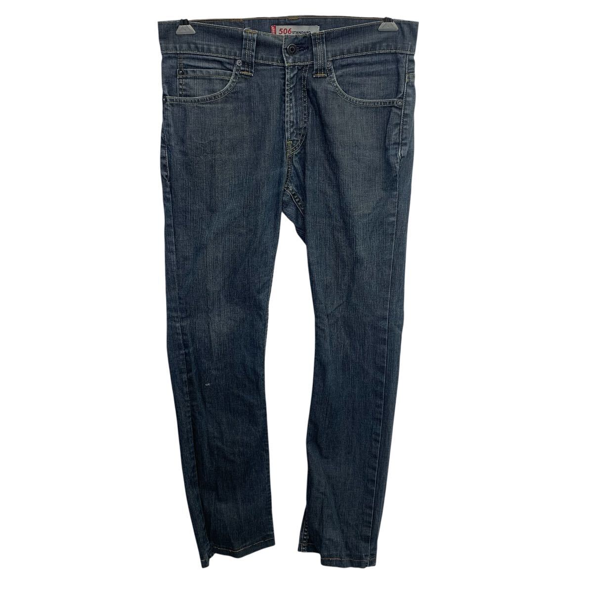 【中古】【古着】 Levi's 506 デニムパンツ W29 ブルーブラック リーバイス ジップアップ アメカジ ジーンズ デニム 2603-65