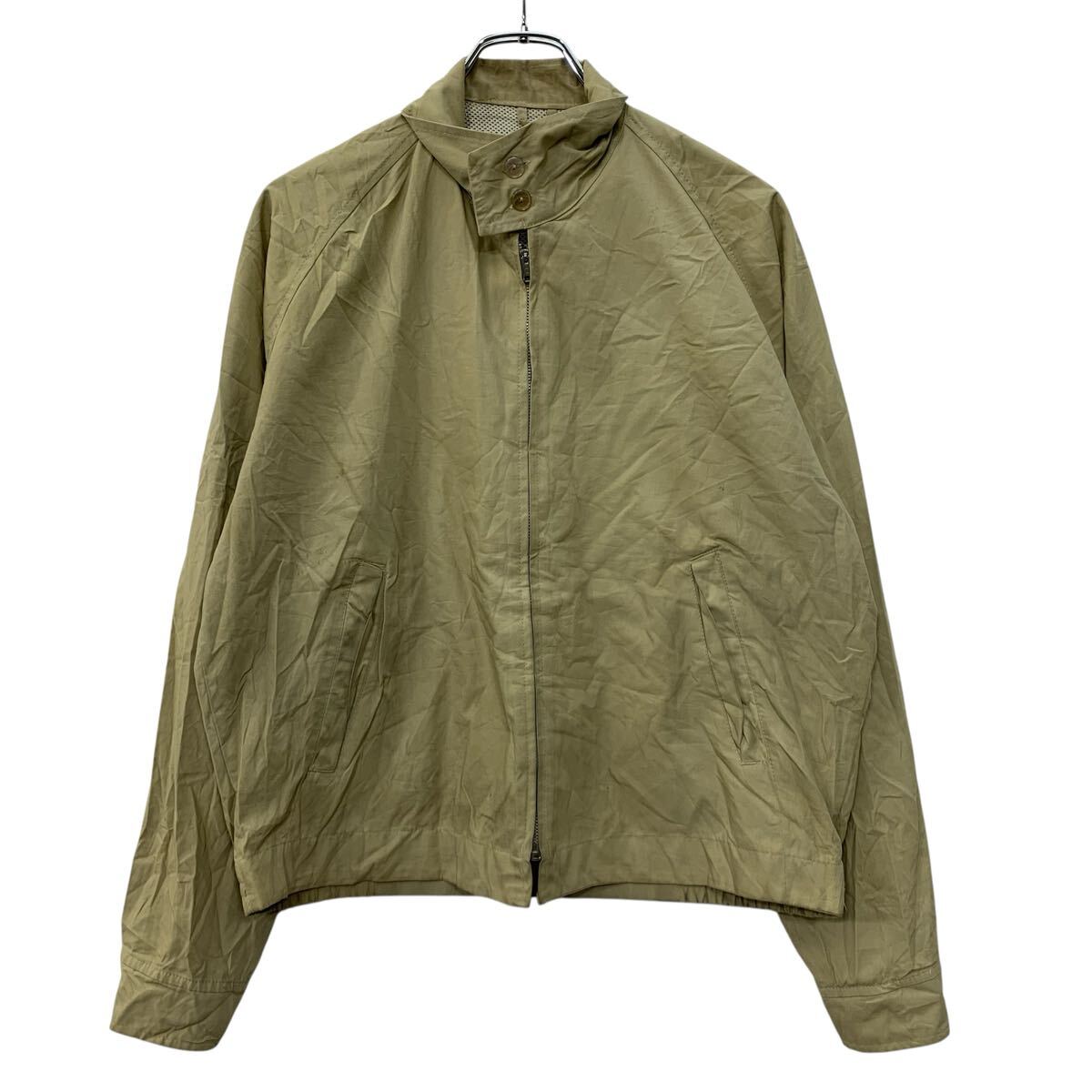 Coat - 【中古】【古着】 Remington スウィングトップ M ベージュ ジップアップ ボタン ゴルフフェア アウター ラグラン 無地ジャケット 春秋物 a802-6081