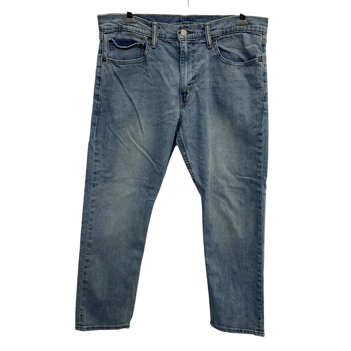 【中古】【古着】 Levi's 502 デニムパンツ W34 ライトブルー リーバイス ジップアップ ゴールデンサイズ アメカジ デニム ジーンズ 2603-68
