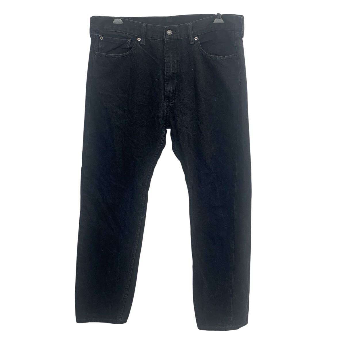 【中古】【古着】 メキシコ製 Levi's 505 デニムパンツ W38 ブラック リーバイス ジップアップ ビッグサイズ アメカジ デニム ジーンズ 2603-161