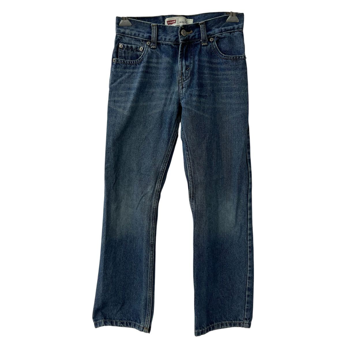 【中古】【古着】 Levi's 514 デニムパンツ レディース W25 インディゴブルー リーバイス ジップアップ アメカジ デニム ジーンズ 2603-193