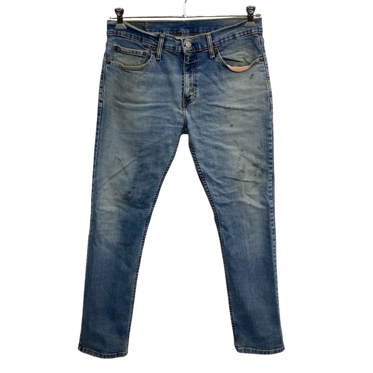 【中古】【古着】 メキシコ製 Levi's 511 デニムパンツ W32 ライトブルー リーバイス ジップアップ アメカジ ジーンズ デニム コットン 2603-208