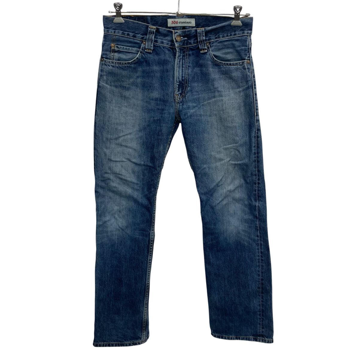 【中古】【古着】 Levi's 506 デニムパンツ W32 ブルー リーバイス ジップアップ アメカジ ジーンズ デニム コットン 2603-210