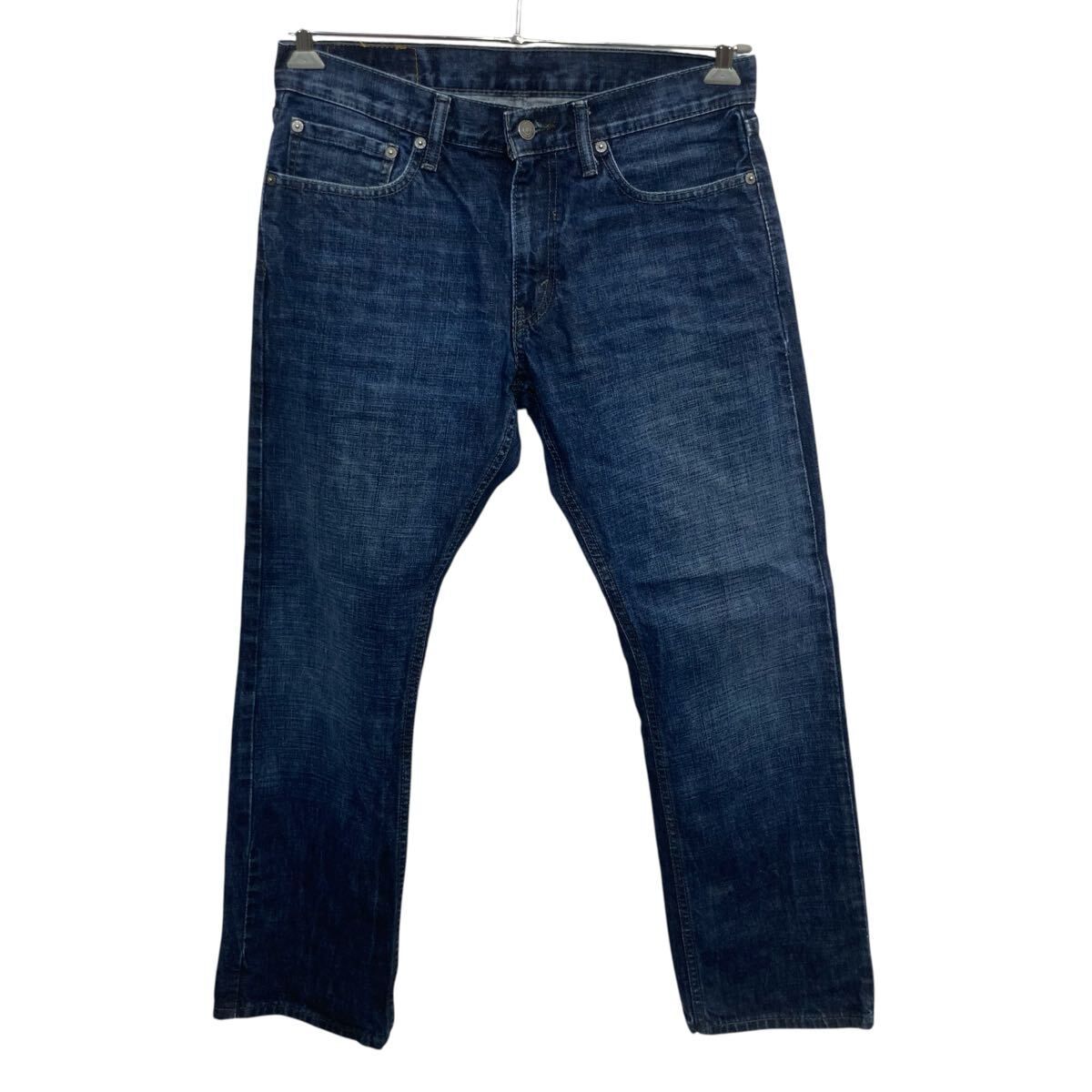 【中古】【古着】 Levi's 514 デニムパンツ W32 インディゴ リーバイス ジップアップ アメカジ ジーンズ デニム コットン 2603-233