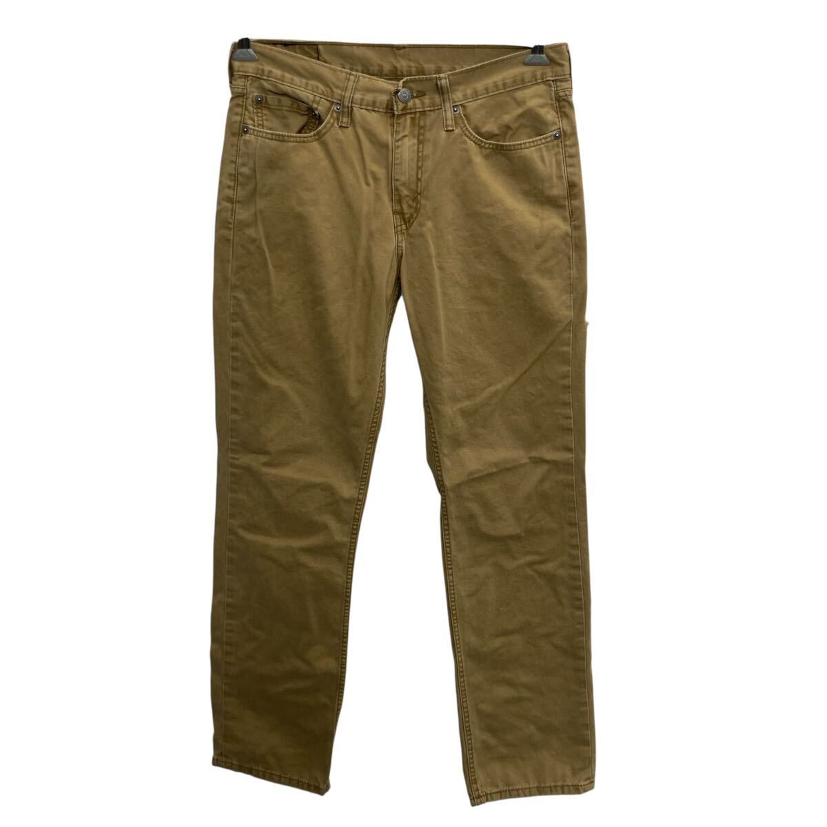 【中古】【古着】 Levi's 514 デニムパンツ W32 ライトブラウン リーバイス ジップアップ アメカジ ジーンズ デニム コットン 2603-246