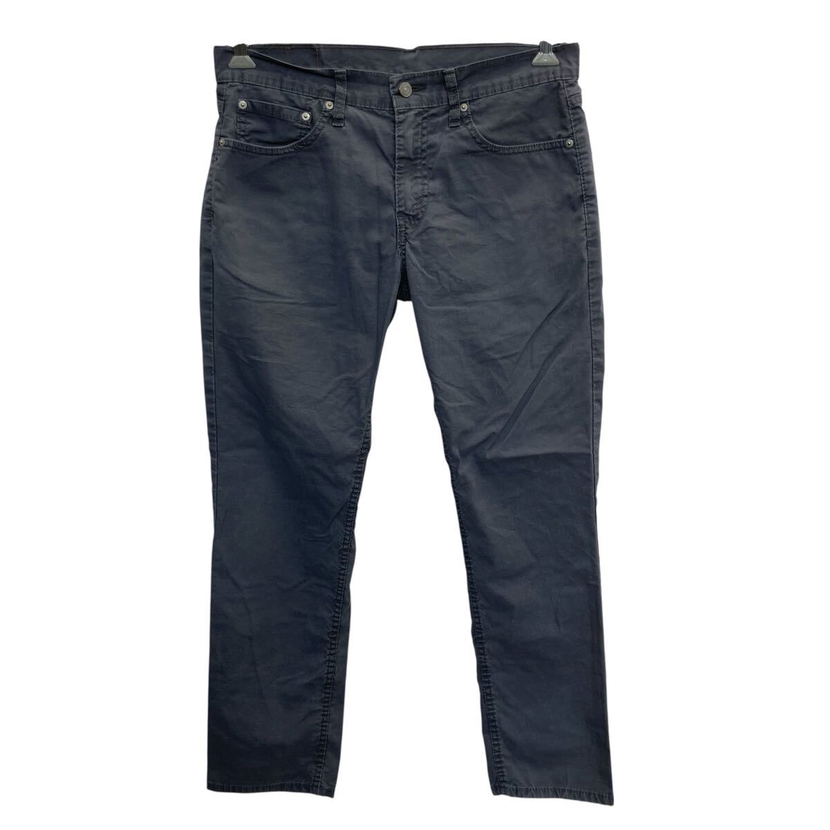 【中古】【古着】 Levi's 511 ワークパンツ W32 グレー リーバイス ジップアップ ワーク カジュアル 無地 コットン 2603-353