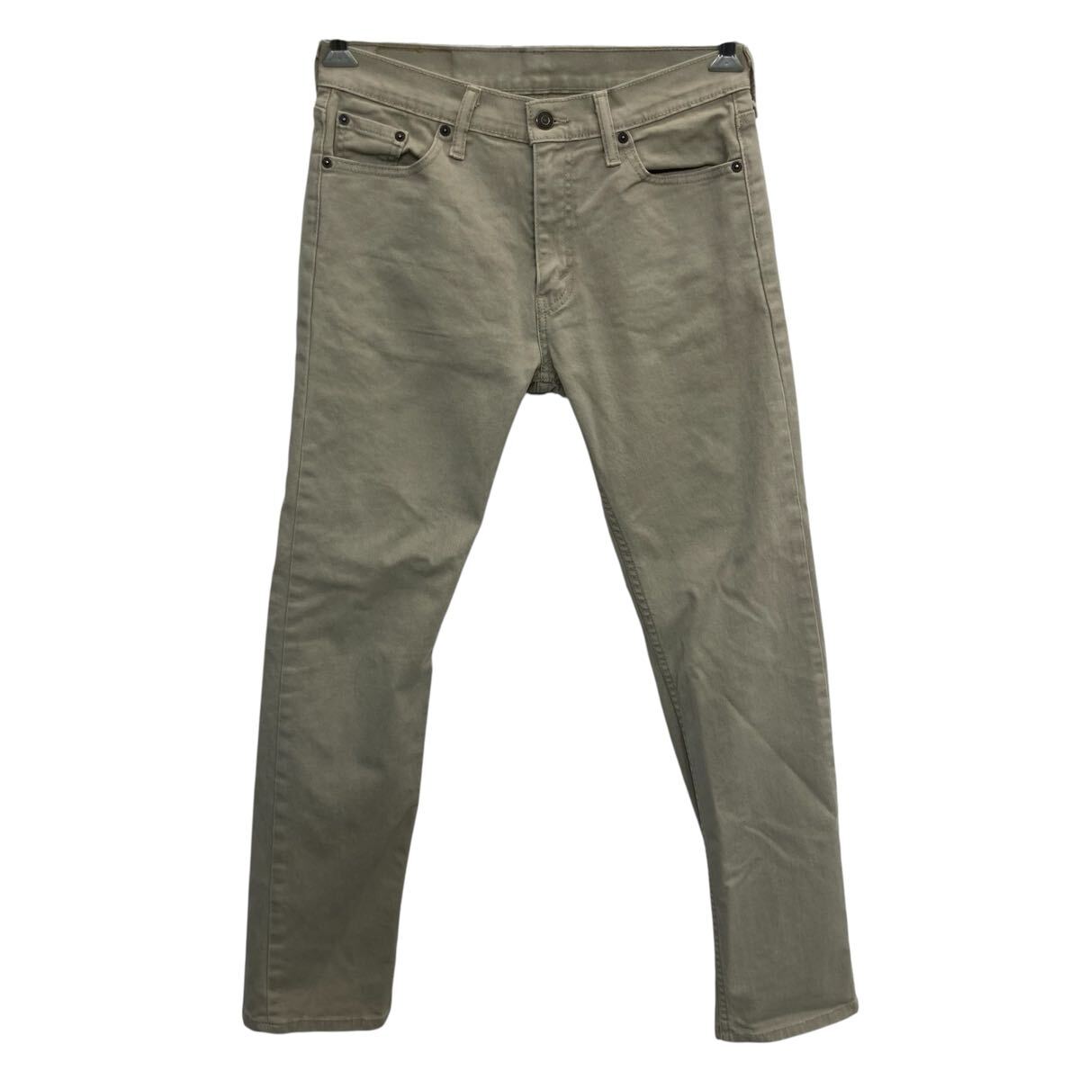 樂天商城 - 【中古】【古着】 Levi's 513 デニムパンツ W30 ベージュ リーバイス ジップアップ アメカジ ジーンズ デニム コットン 2603-356