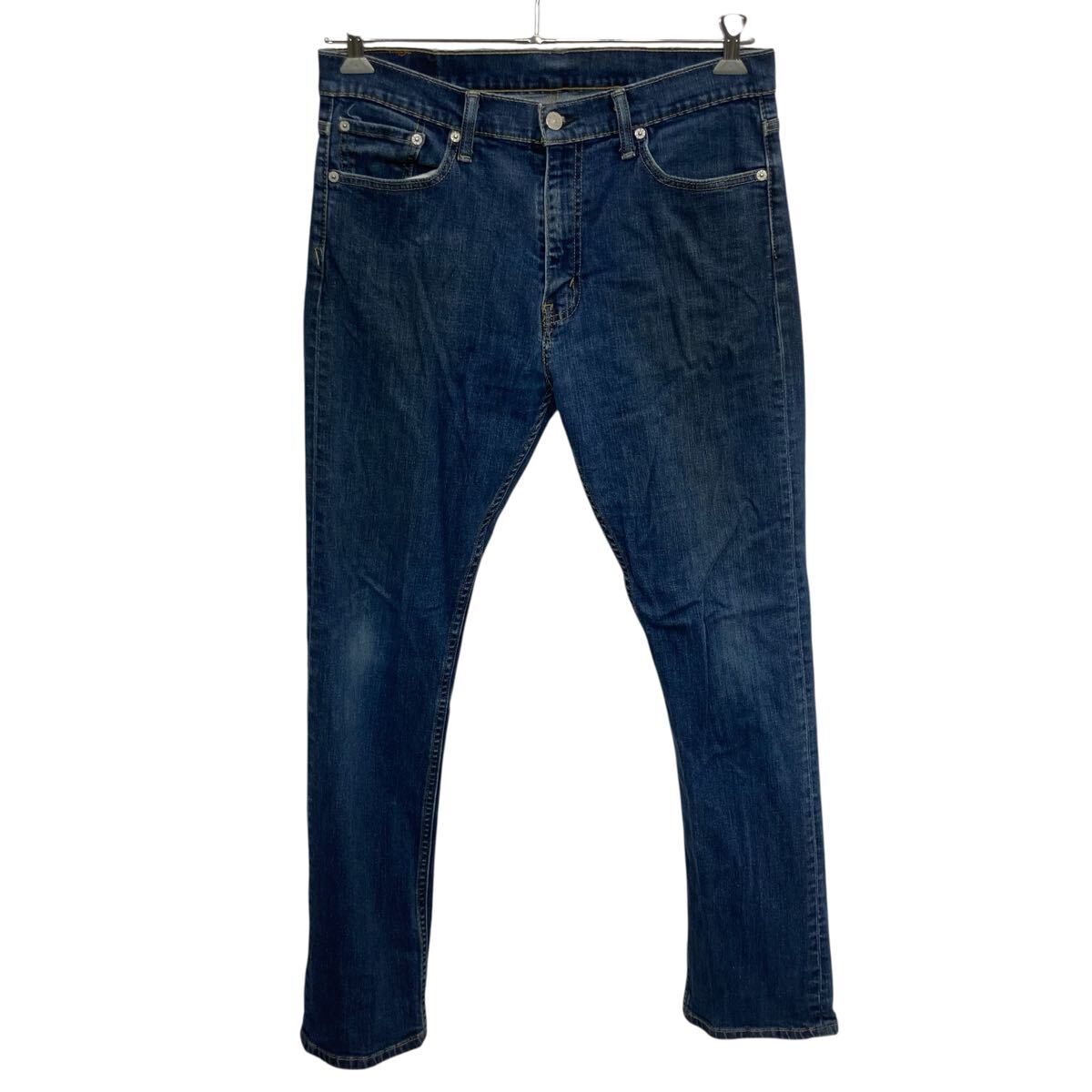 【中古】【古着】 メキシコ製 Levi 039 s 513 デニムパンツ W33 ブルー リーバイス ジップアップ アメカジ ジーンズ デニム コットン 2603-362