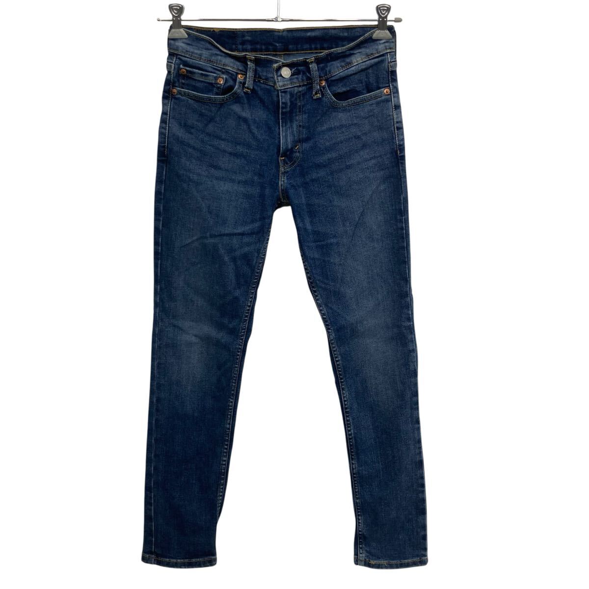 【中古】【古着】 Levi's 511 デニムパンツ W28 ブルー リーバイス ジップアップ デニム コットン アメカジ ジーンズ 2603-388