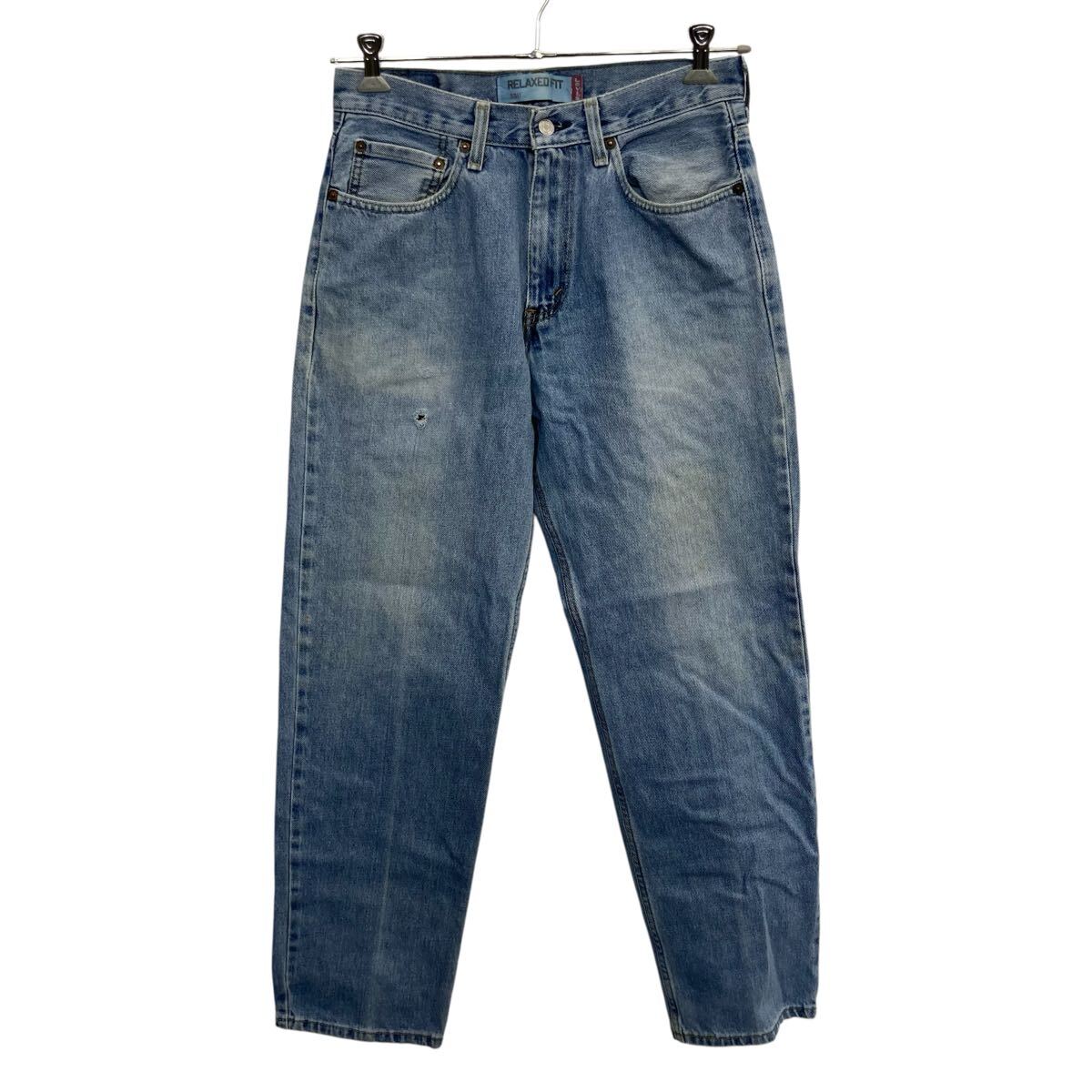 【中古】【古着】 メキシコ製 Levi's550 デニムパンツ W31 ライトブルー リーバイス ジップアップ RELAXED FIT アメカジ デニム ジーンズ 2603-455