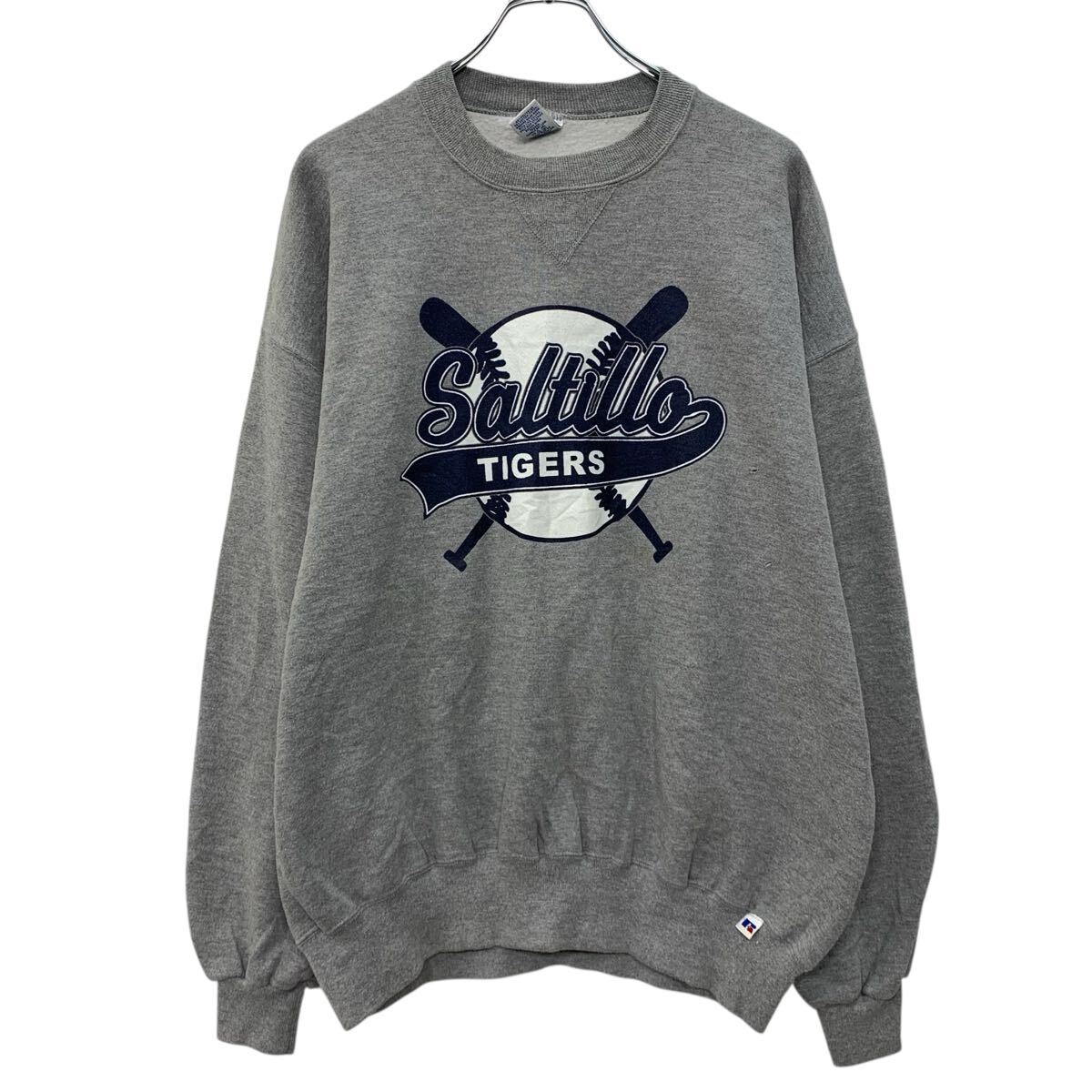 Rakuten - 【中古】【古着】 90〜00s RUSSELL ATHLETIC プリントスウェット トレーナー XL グレー ラッセルアスレティック 〜00年代 前Vガゼット 秋物 a803-6474