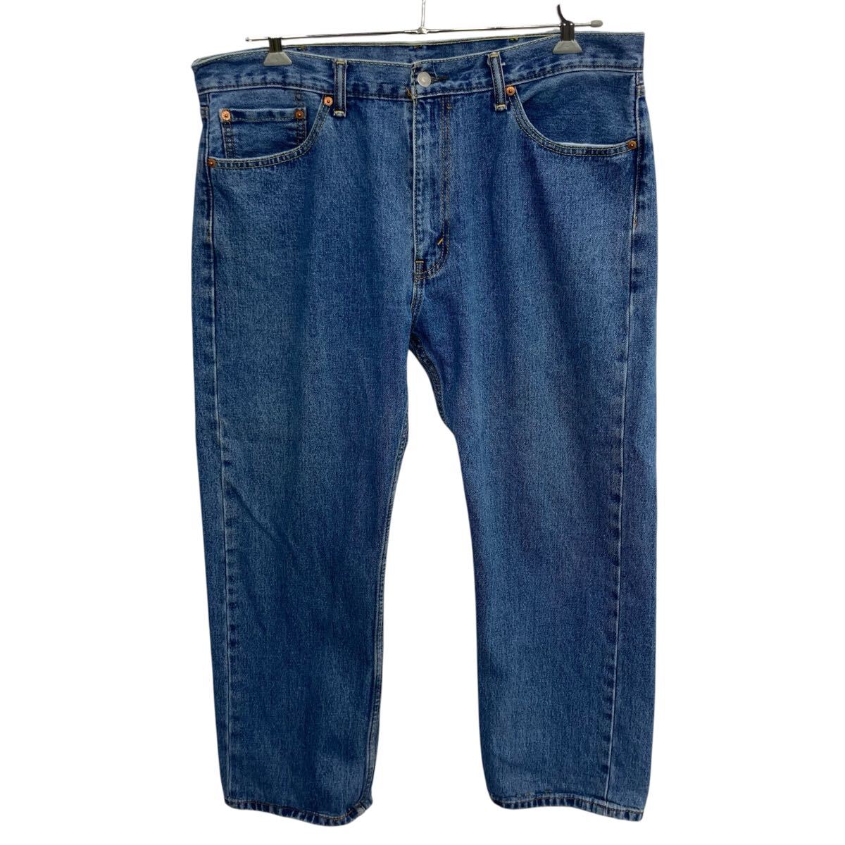 【中古】【古着】 Levi's505 デニムパンツ W38 インディゴブルー リーバイス ジップアップ ビッグサイズ アメカジ デニム ジーンズ 2603-466