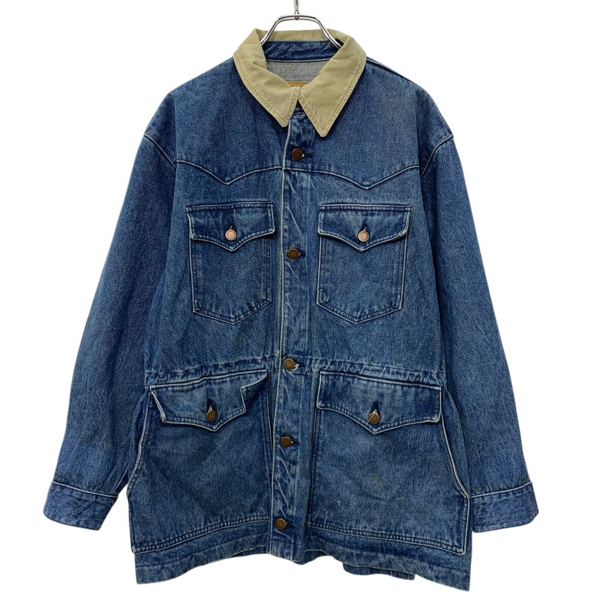 中古 古着 USA製 The Australtan Outback Collection デニムジャケット S ブルー …