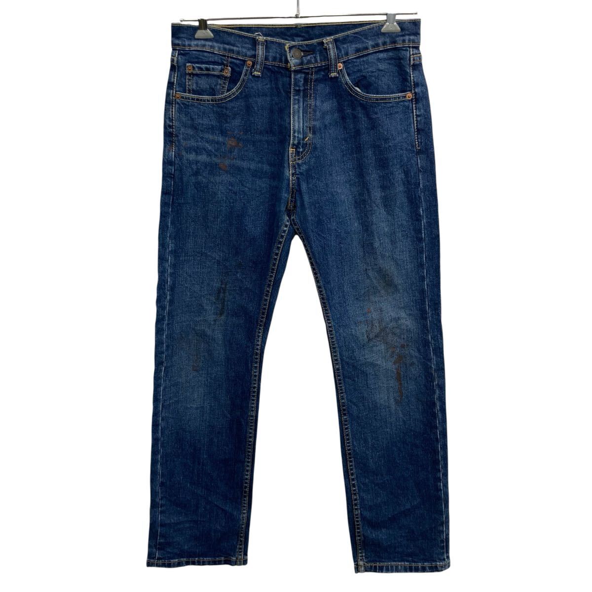 【中古】【古着】 Levi's 505 デニムパンツ W30 インディゴブルー リーバイス ジップアップ コインポケット ジップフライ アメカジ デニム ジーンズ 2604-57