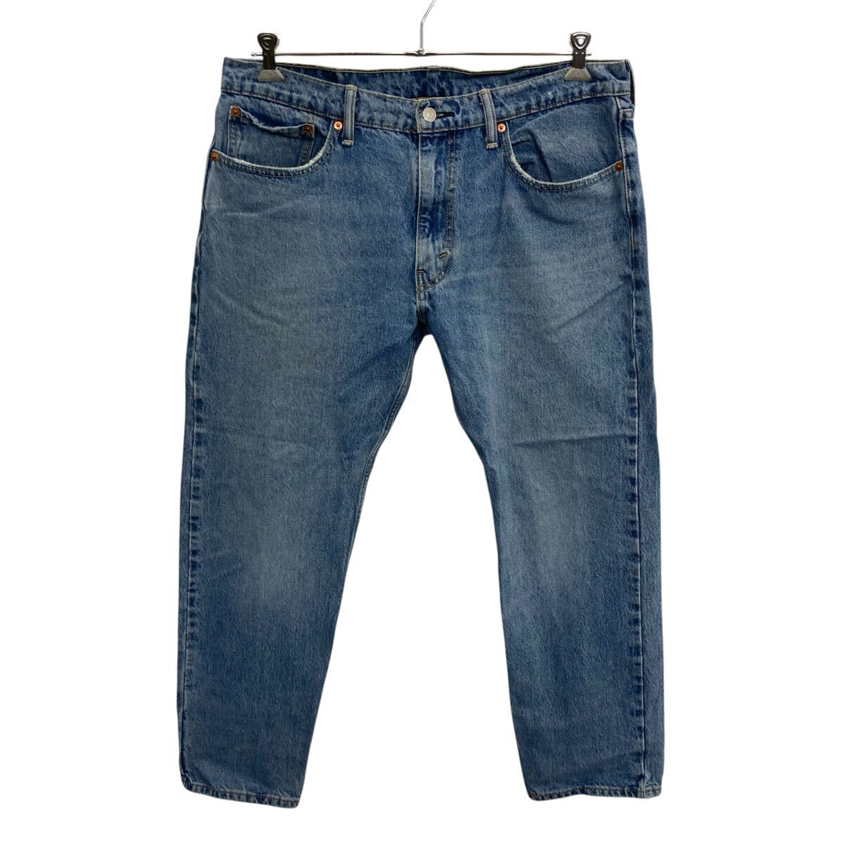 【中古】【古着】 Levi's 502 デニムパンツ W36 ライトブルー リーバイス ジップアップ コインポケット アメカジ デニム ジーンズ 2604-308