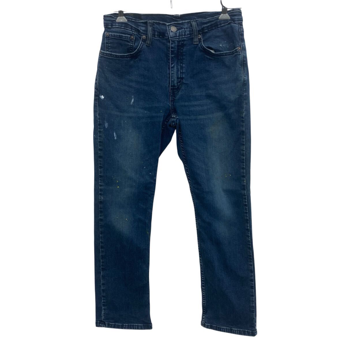 【中古】【古着】 Levi's 514 デニムパンツ W32 インディゴブルー リーバイス ジップアップ コインポケット アメカジ デニム ジーンズ 2604-428