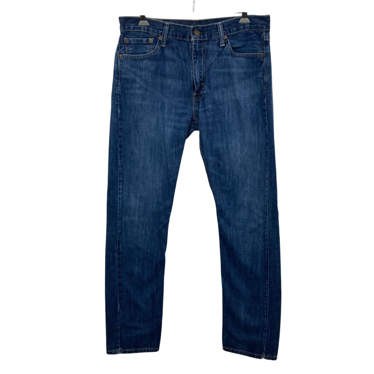 【中古】【古着】 メキシコ製 Levi 039 s 513 デニムパンツ W33 インディゴブルー リーバイス ジップアップ アメカジ デニム ジーンズ 2604-451