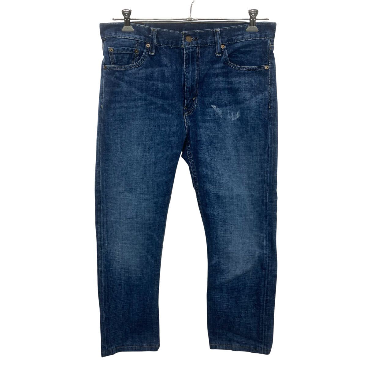 【中古】【古着】 メキシコ製 Levi 039 s 513 デニムパンツ W33 インディゴブルー リーバイス ジップアップ アメカジ デニム ジーンズ 2604-455