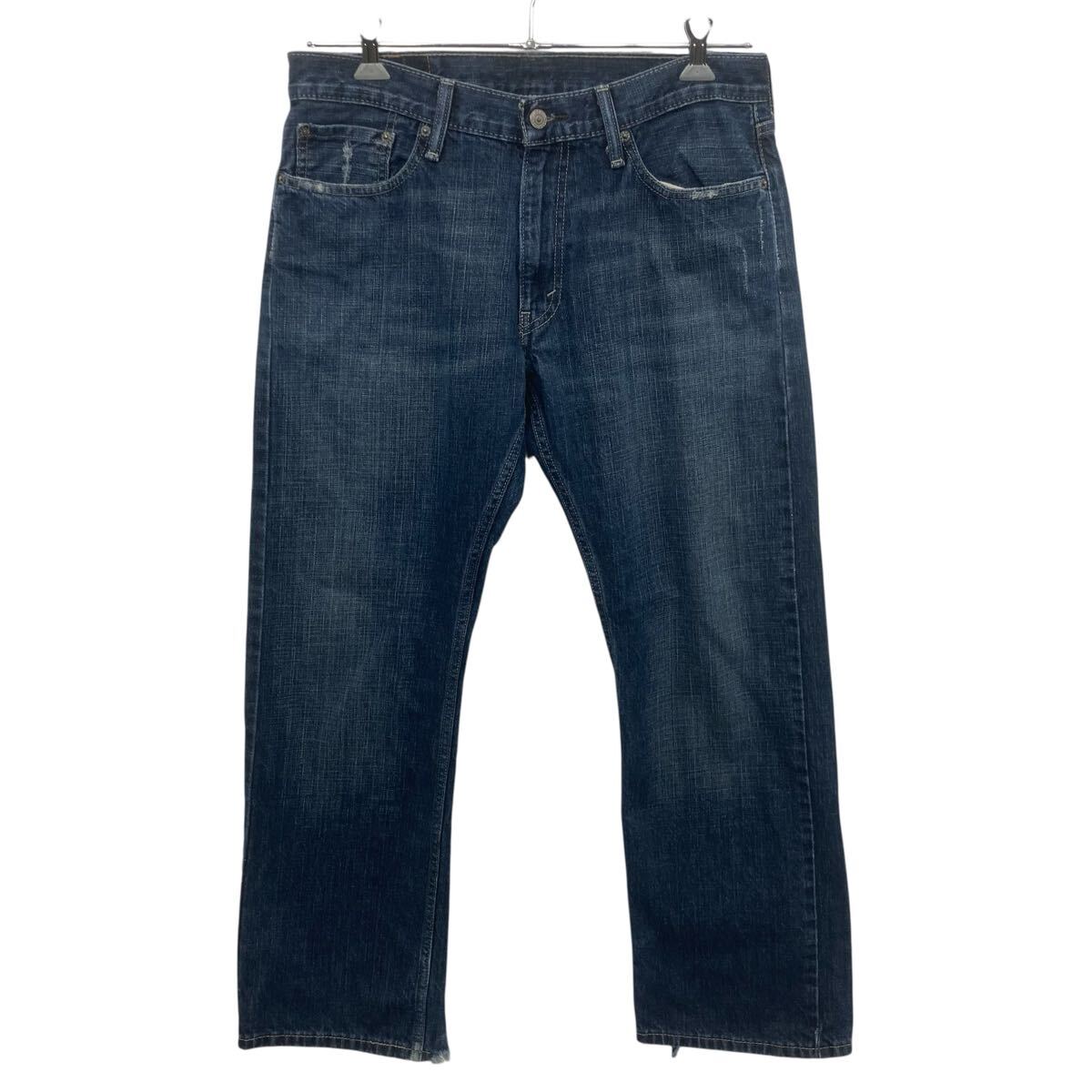 【中古】【古着】 Levi's 514 デニムパンツ W34 インディゴブルー リーバイス ジップアップ ゴールデンサイズ アメカジ デニム ジーンズ 2604-429