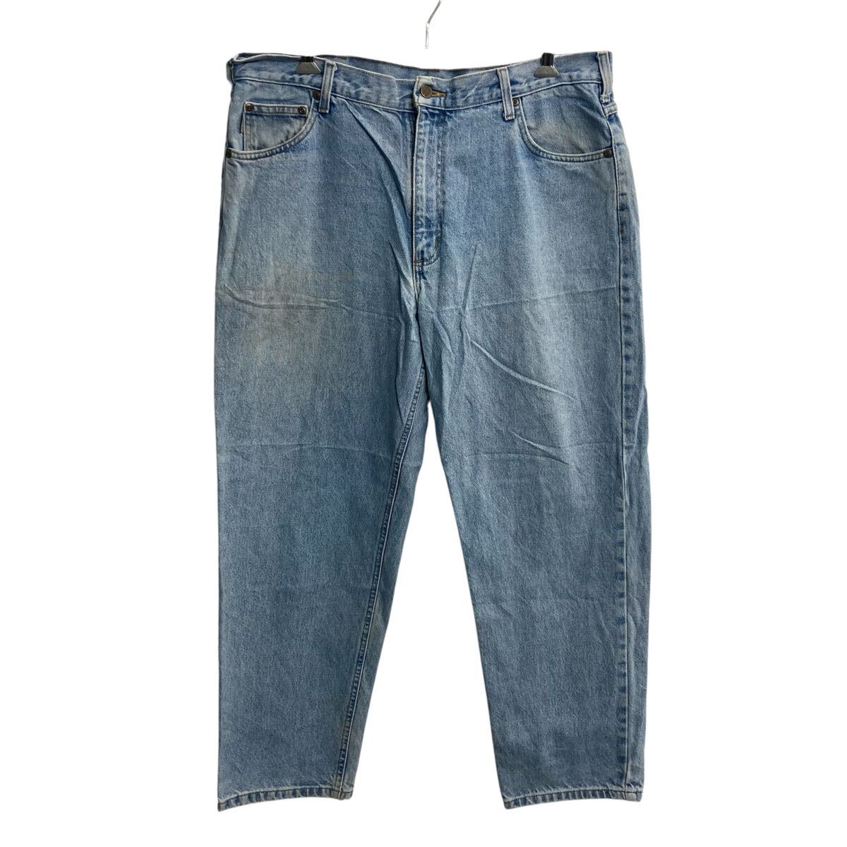Pants - 【中古】【古着】 Carhartt デニムパンツ W38 ブルー カーハート ジップアップ コインポケット ビッグサイズ デニム ジーンズ 2605-264