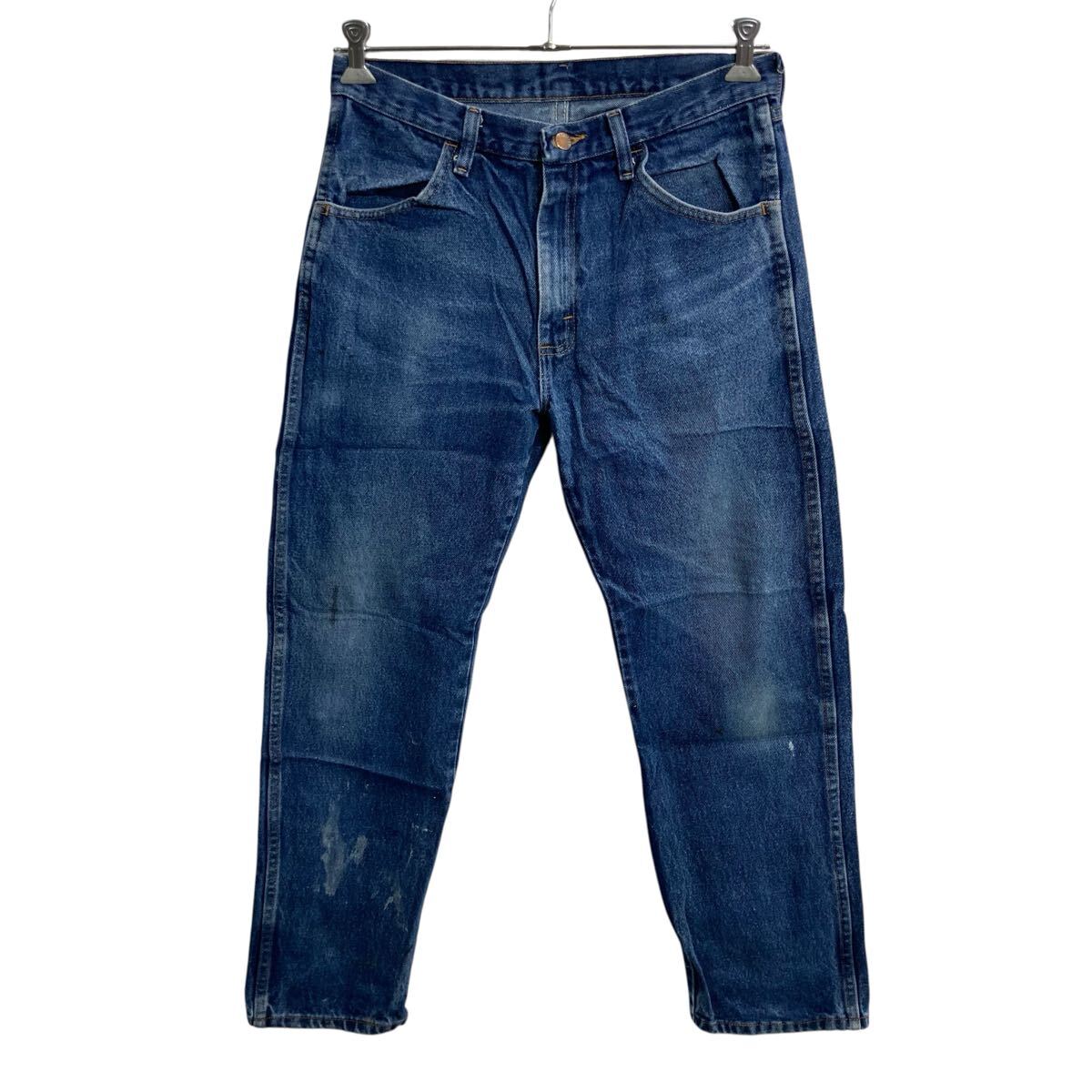  メキシコ製 RUSTLER デニムパンツ W32 インディゴ ラスラー ジップアップ アメカジ デニム ジーンズ 2606-233