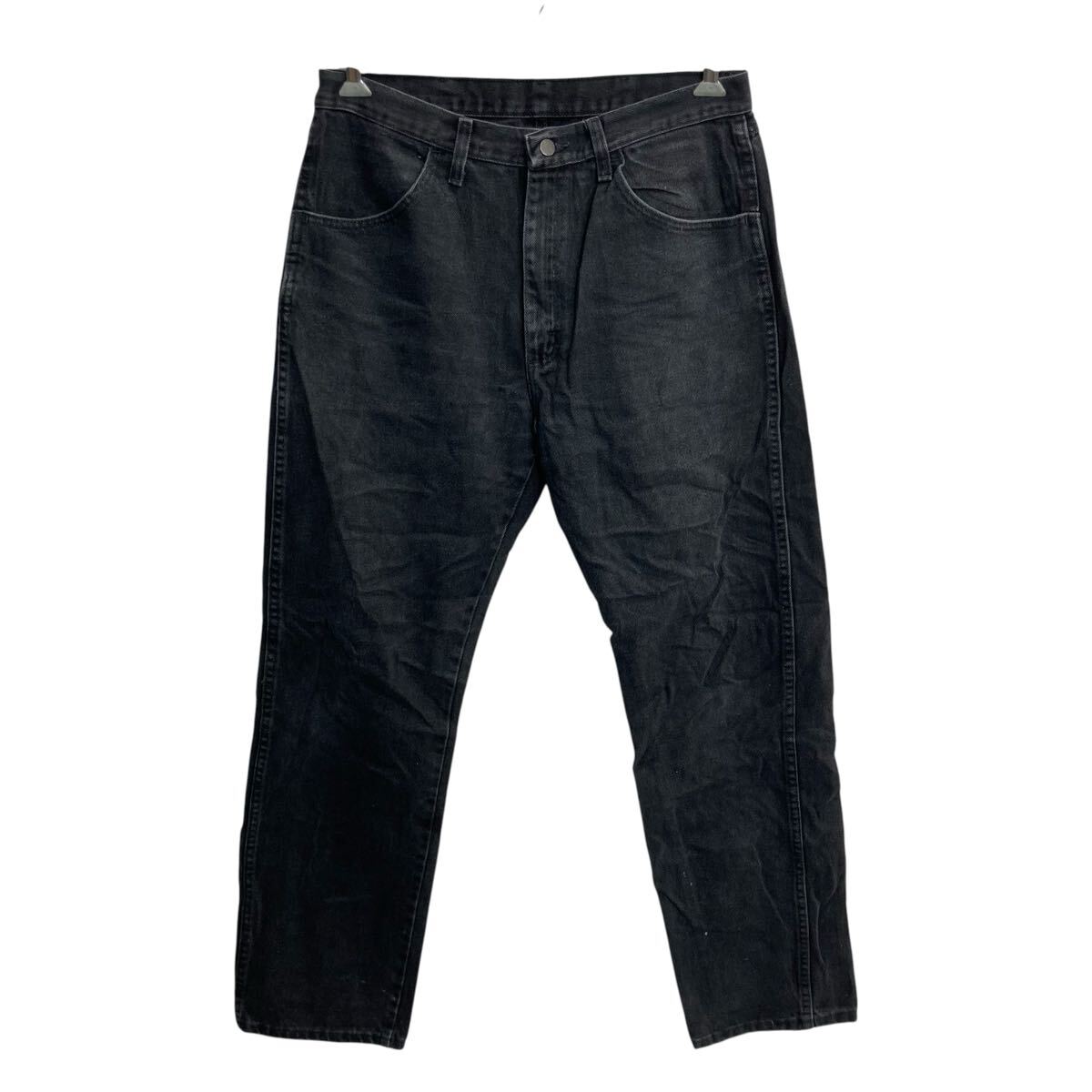  メキシコ製 RUSTLER デニムパンツ W34 ブラック ラスラー ジップアップ アメカジ デニム ジーンズ 2606-237