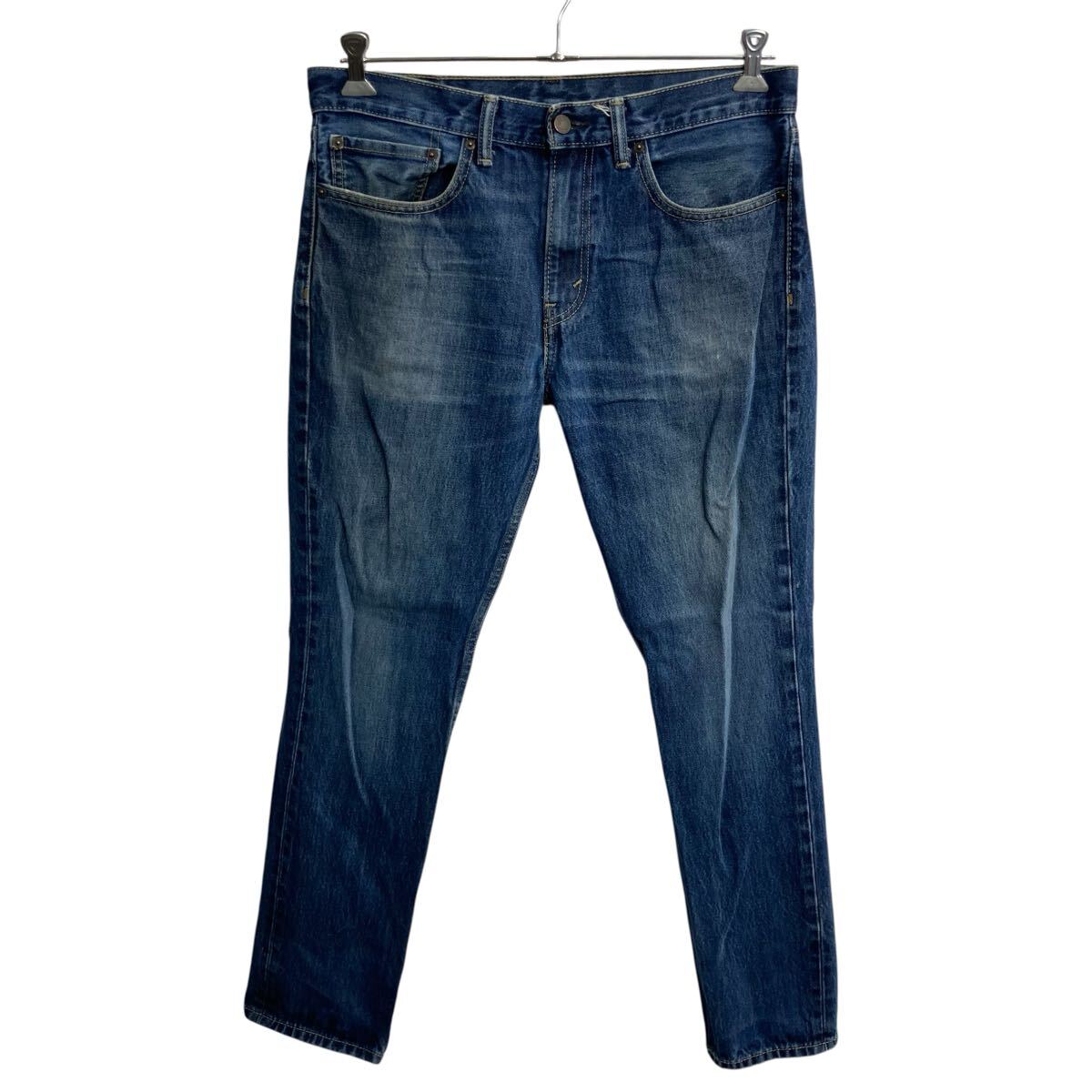 【中古】【古着】 Levi 039 s 511 デニムパンツ W34 ブルー リーバイス ジップアップ 紙パッチ コインポケット アメカジ デニム ジーンズ 2606-508