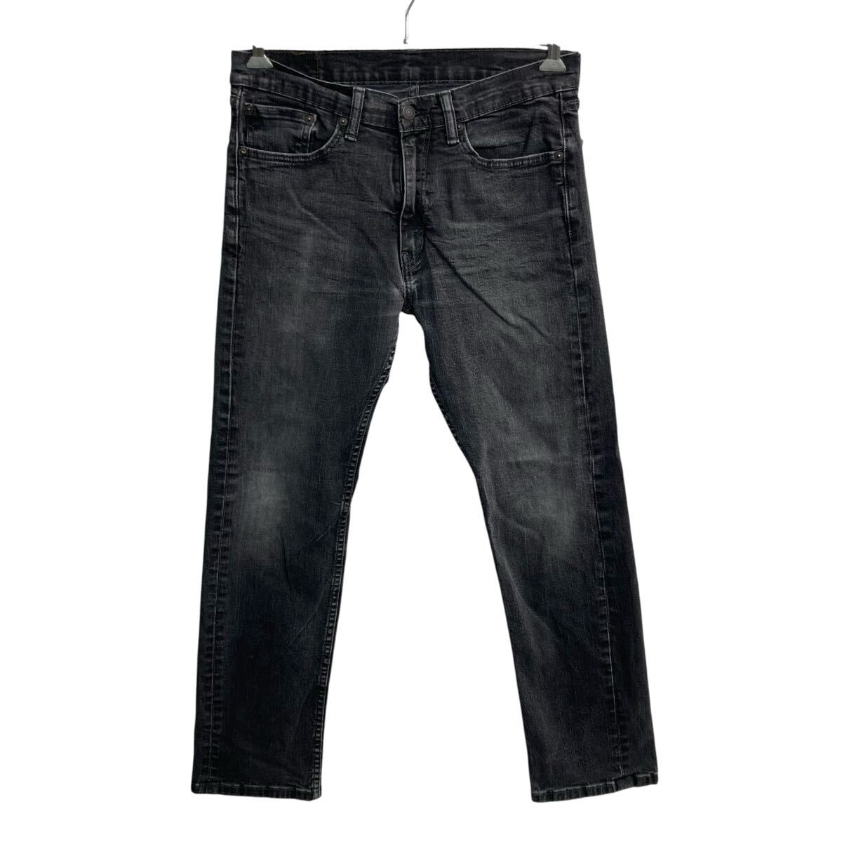 Rakuten - 【中古】【古着】 Levi's 505 デニムパンツ W32 ブラック リーバイス ジップアップ 紙パッチ コインポケット アメカジ デニム ジーンズ 2606-584
