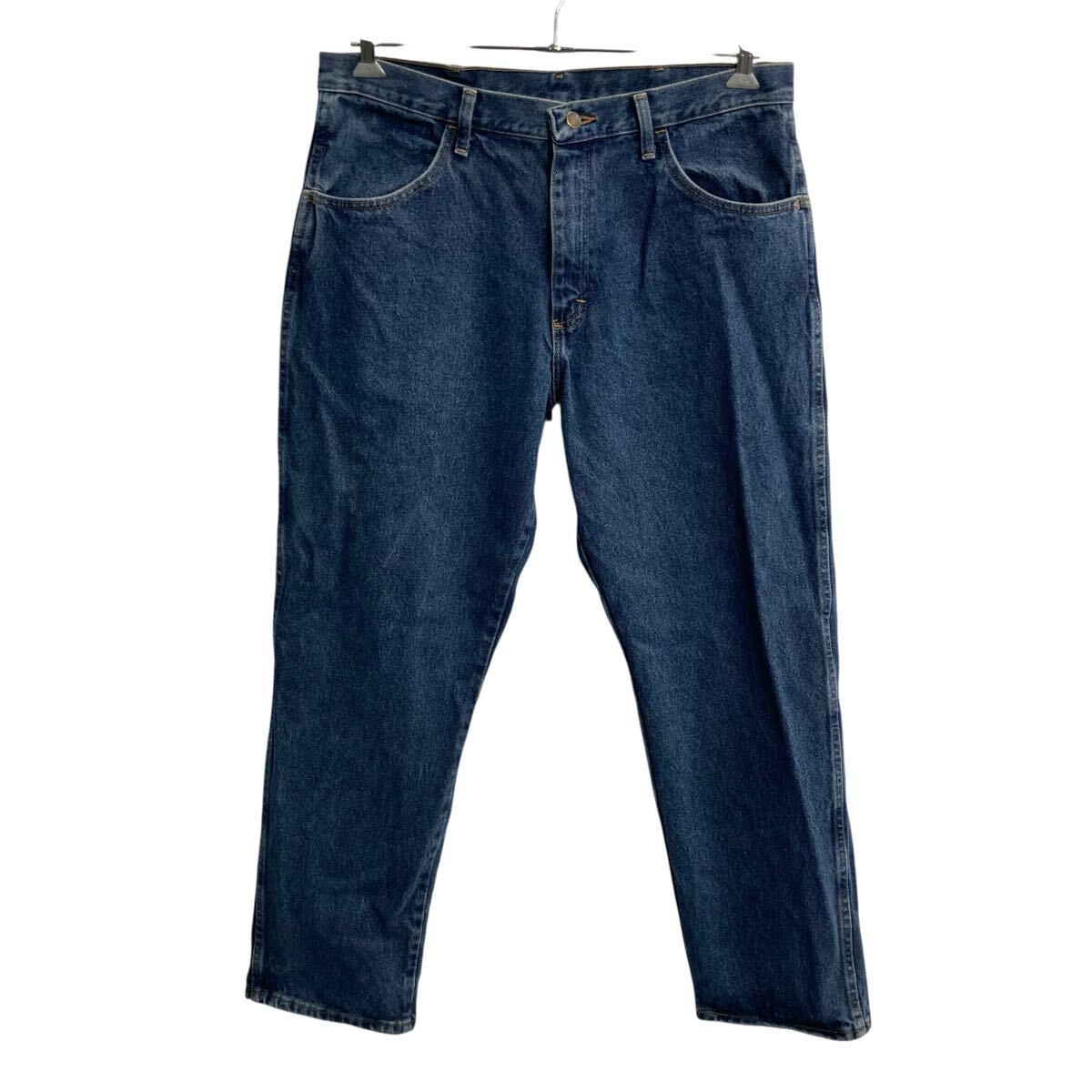  メキシコ製 RUSTLER デニムパンツ W36 ダークブルー ラスラー ジップアップ アメカジ デニム ジーンズ 2606-789