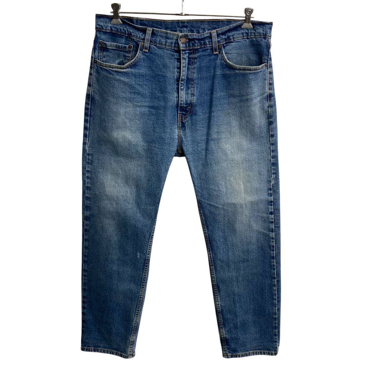 Rakuten - 【中古】【古着】 Levi's 505 デニムパンツ W38 ブルー リーバイス ジップアップ 紙パッチ コインポケット アメカジ デニム ジーンズ 2606-873