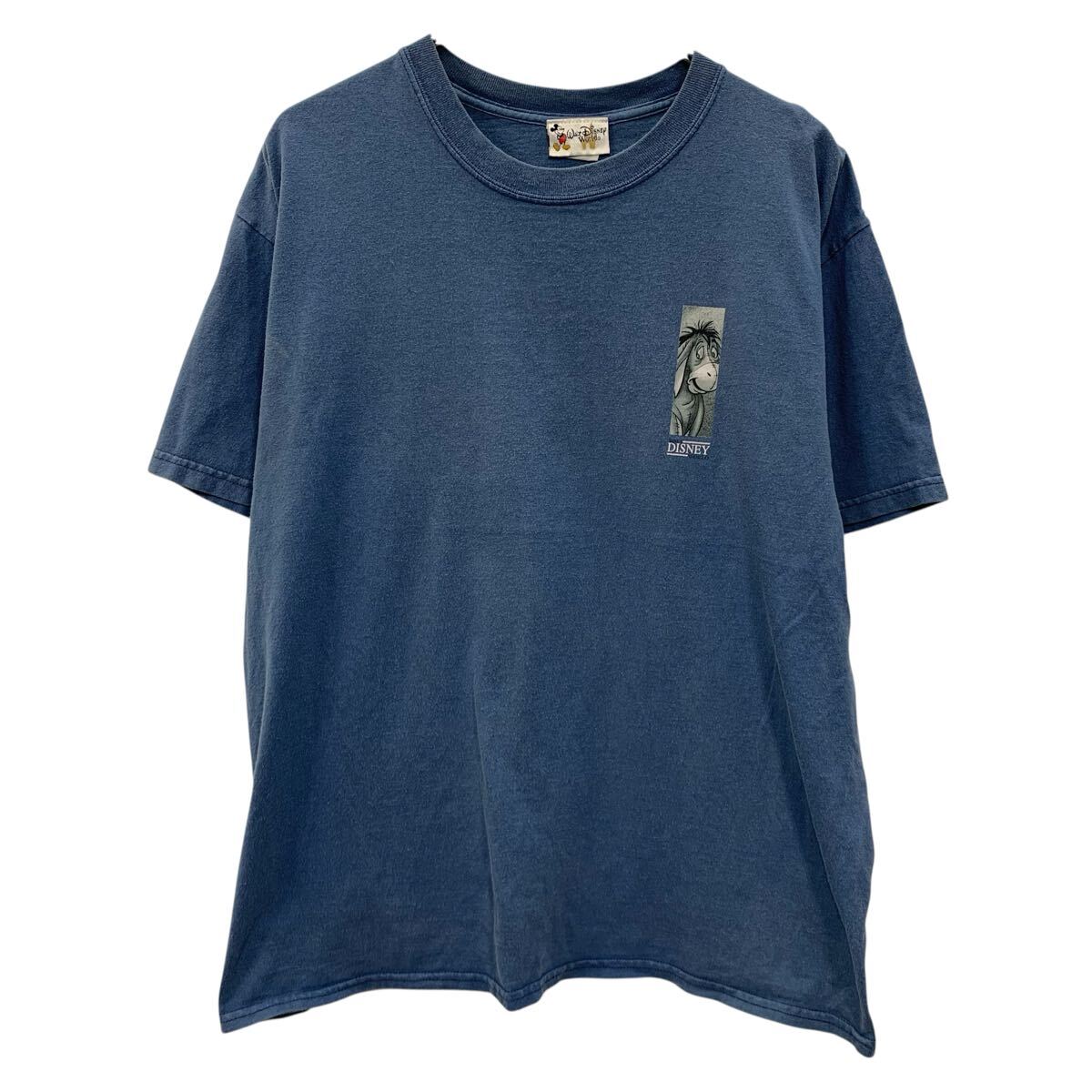  〜00s Walt Disney World 半袖 キャラクターTシャツ L〜 サックスブルー ウォルトディズニーワールド 〜00年代 イーヨー 夏物 a806-7137