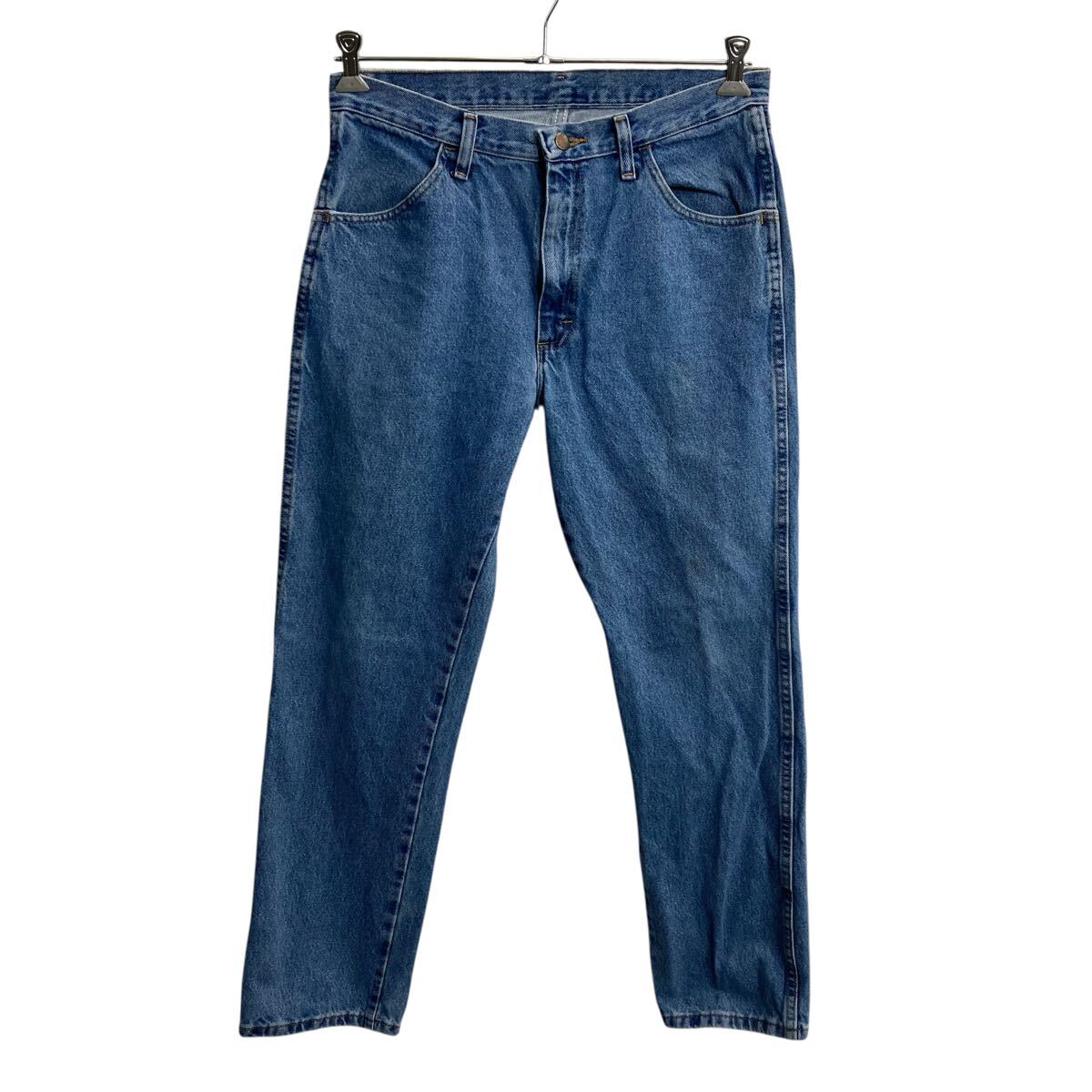  RUSTLER デニムパンツ W32 ブルー ラスラー ジップアップ コットン デニム ジーンズ 2607-172