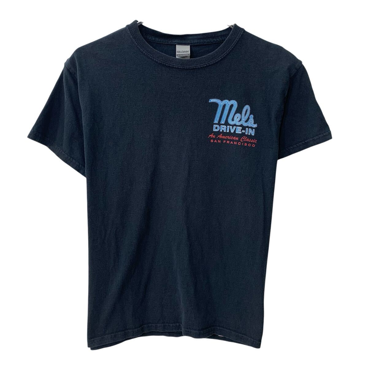 【中古】【古着】 〜00s GILDAN 半袖 プリントTシャツ ユース L ブラック ギルダン...