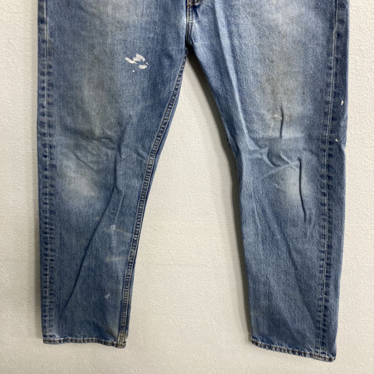 古着屋DENの【中古】【古着】 Levi's 505 デニムパンツ W36 ライトブルー リーバイス ジップアップ 紙パッチ コインポケット アメカジ デニム ジーンズ 2607-451｜アングル3