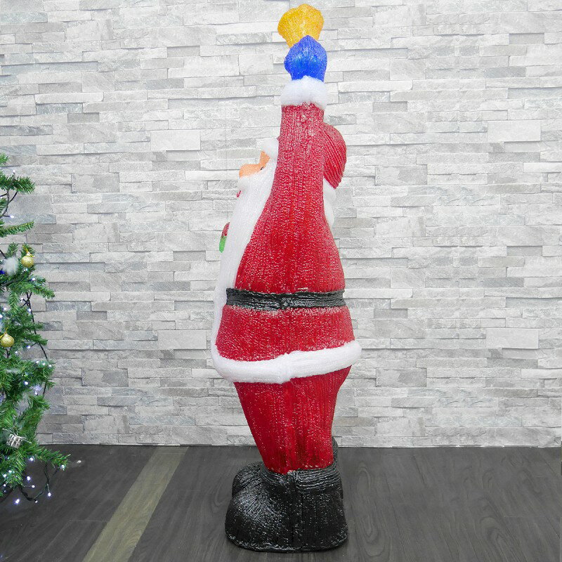 クリスマスLEDイルミネーショングリッタートナカイモチーフライトビッグサイズLEDライトキラキララメガーデニングシルバー【KR-35】