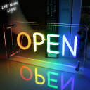 【全品最大P14倍!6日まで】父の日 贈り物 プレゼント ギフト LEDネオンサイン ネオン管風 OPEN インテリア ライト LED ネオンサイン 看板 サイ...