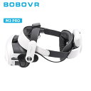 エントリーでポイント2倍!8/4 20:00~8/11 01:59【公式ライセンス】BOBOVR M3 Pro VR ヘッドバンド B2 5200mAhバッテリー内蔵 Meta Quest 3/3S対応 1.5時間延長プレイ可能 エリートストラップ互換 - VR ゴーグル 対応