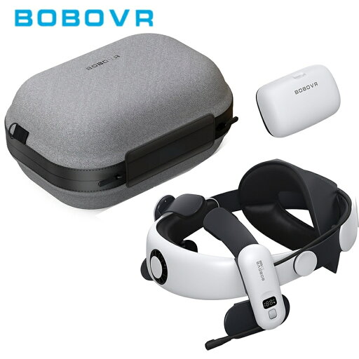 【BOBOVR 公式ライセンス】BOBOVR S3 Pro ヘッドストラップ & C3 収納ケースセット Meta Quest 3/3S 対応 - VRゲーム体験を高める - VRアクセサリ - VR ゴーグル 対応 【BOBOVR 公式ライセンス】BOBOVR S3 Pro ヘッドストラップ & C3 収納ケースセット Meta Quest 3/3S 対応 - VRゲーム体験を高める - VRアクセサリ - VR ゴーグル 対応