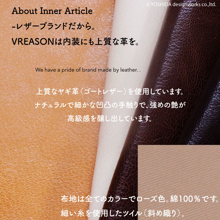ヴレアゾンのバーフレーム長財布の内装