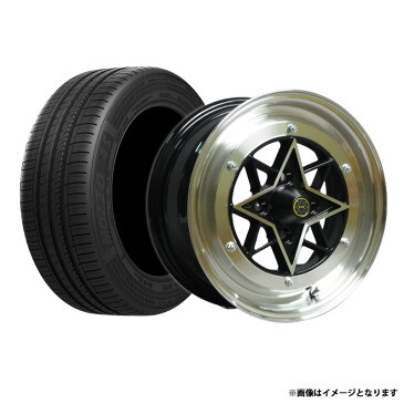 サンバー タイヤ アルミ ホイール 4本セット スバル 軽自動車 スターシャーク ブラック 14インチ 6J 38 165/55r14 「カスタム パーツ 送料無料」