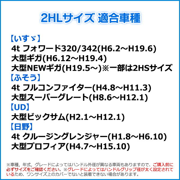 ハンドルカバー フルコンファイター エナメルレッド 2HL 「ステアリングカバー 日本製 極太 内装品 三菱ふそう」 3