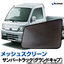 サンバートラック(グランドキャブ) 網戸 S201J S211J (H24/4-H26/8) メッシュスクリーン 日除け/虫除け ウインドーネット 車用網戸 左右2枚セット スバル「シェード 日よけ 虫よけ 防虫ネット 遮光 ネット 簡単装着」「定形外郵便送料無料」