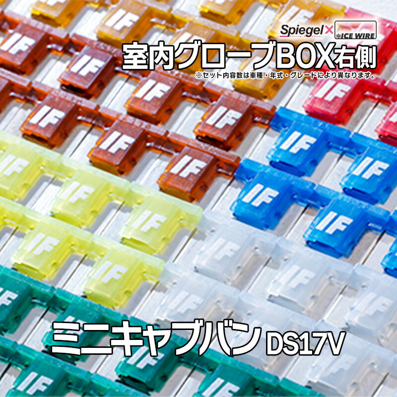 ヒューズ ミニキャブバン DS17V Spiegel X ICE FUSE 室内グローブBOX 右側 三菱 Spiegel 「メール便対応」