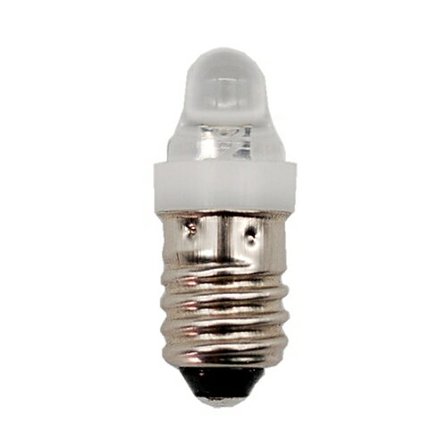 LED豆電球 DC1.5V 白色 口金サイズE10