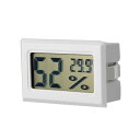 デジタル湿度計（内部センサー式）ホワイト 温度表示もあり
