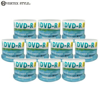 VERTEXヴァーテックス　デジタル放送録画用 DVD-R　120分/4.7GB 500枚　DR-120DVX.50SN 50枚スピンドル×10個