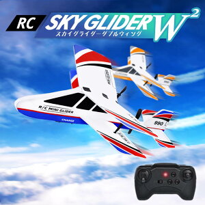 ラジコン 飛行機 おもちゃ 子供 簡単 IRC飛行機 2.4GHz スカイグライダーダブルウィング 外遊び レジャー