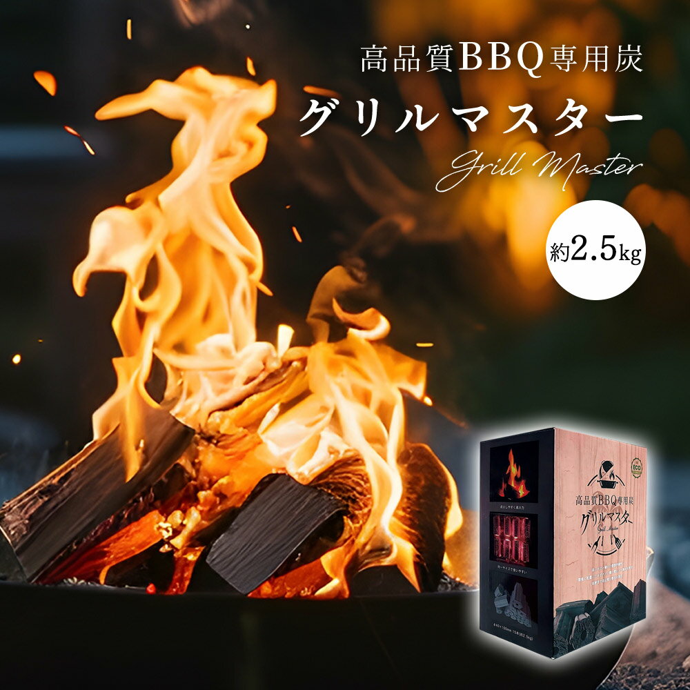 Fuels, Fuel Equipments - 【とにかく長い 長時間燃焼】炭 備長炭 おがくず 堅木 タピオカ [ 高品質 BBQ専用炭 グリルマスター 2.5kg GM025 (15本入り) ] キャンプ バーベキュー BBQ 薪ストーブ 暖房