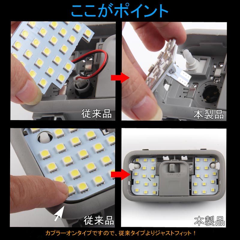 ������ LED�롼����ץ��å� ����/�롼�ߡ� �����߷� �饲�å����� ���㥹�ȥե��å� ���ץ顼���� 8��set �ۥ磻�� 68�� 5050SMD ���� �ѡ��� ��������