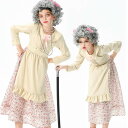 ハロウィン 衣装 子供 女の子 親子服 コスプレ ハロウィン 衣装 キッズ レディース 子供 大人 エプロン ワンピース おばあちゃん コスプレ お婆ちゃん コ...